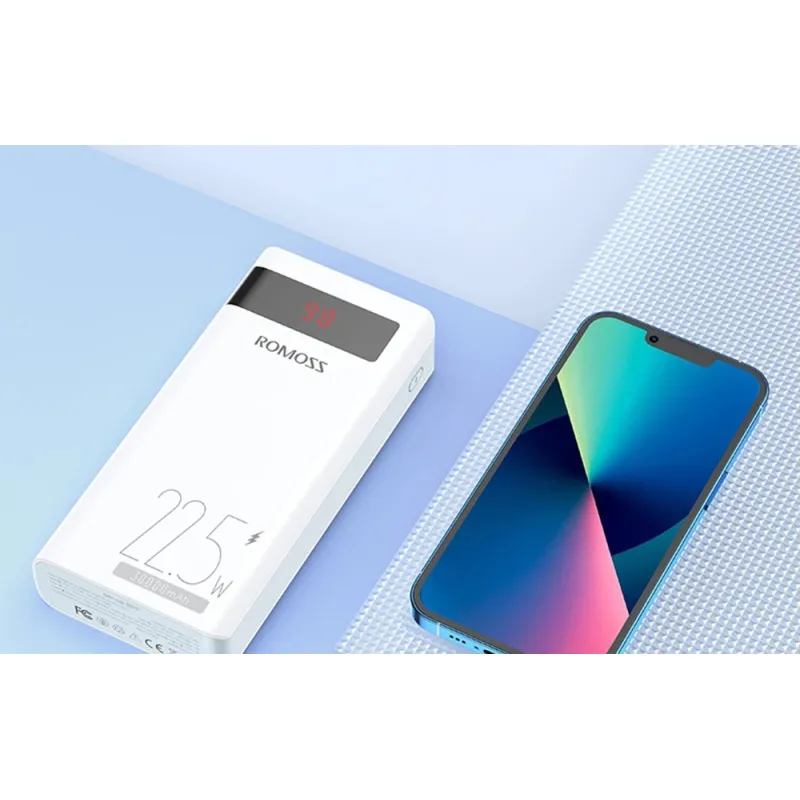 Внешний аккумулятор (Power Bank) Romoss Sense 8PF 30000mAh 22.5w (PHP30-852-1735H)